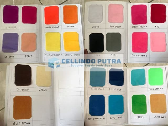 katalog warna kain velboa